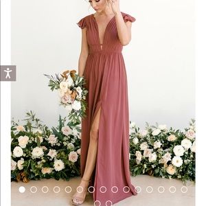 Revelry Cora Chiffon Bridesmaid Dress